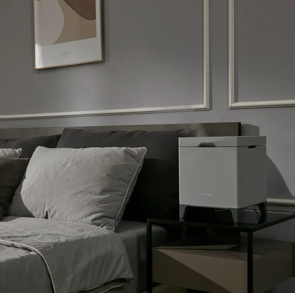 Carepod Cube X50 - Warm + Cool Mist Stainless Steel Humidifier AU - Image 3