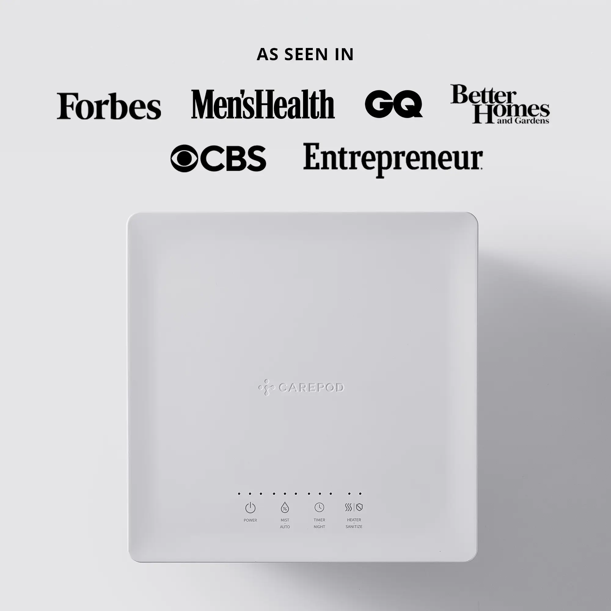 Carepod Cube Plus X50V - Sanitizing Warm + Cool Mist Stainless Steel Humidifier AU - Image 7